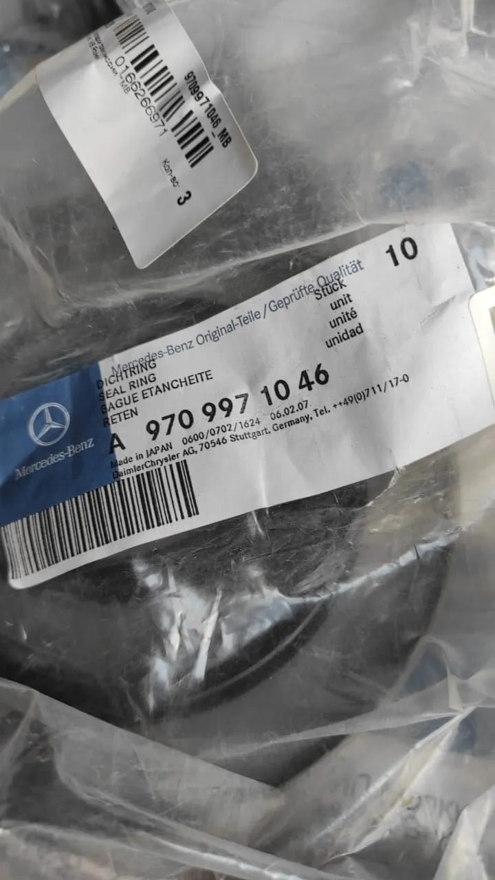 кольцо уплотнительное передней ступицы A9709970346 кольцо уплотнительное передней ступицы A9709970346