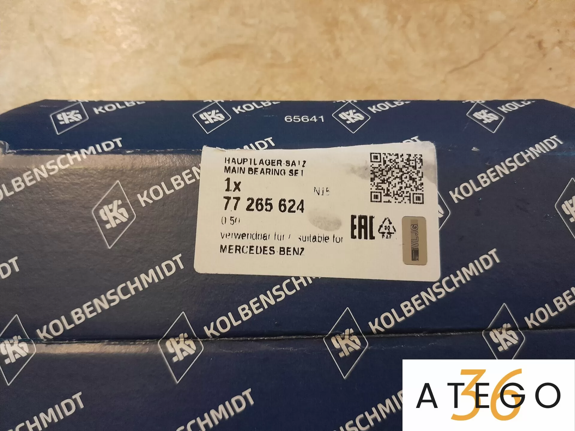 Вкладыши коренные OM366A/OM366LA +0,50мм Вкладыши коренные OM366A/OM366LA +0,50мм