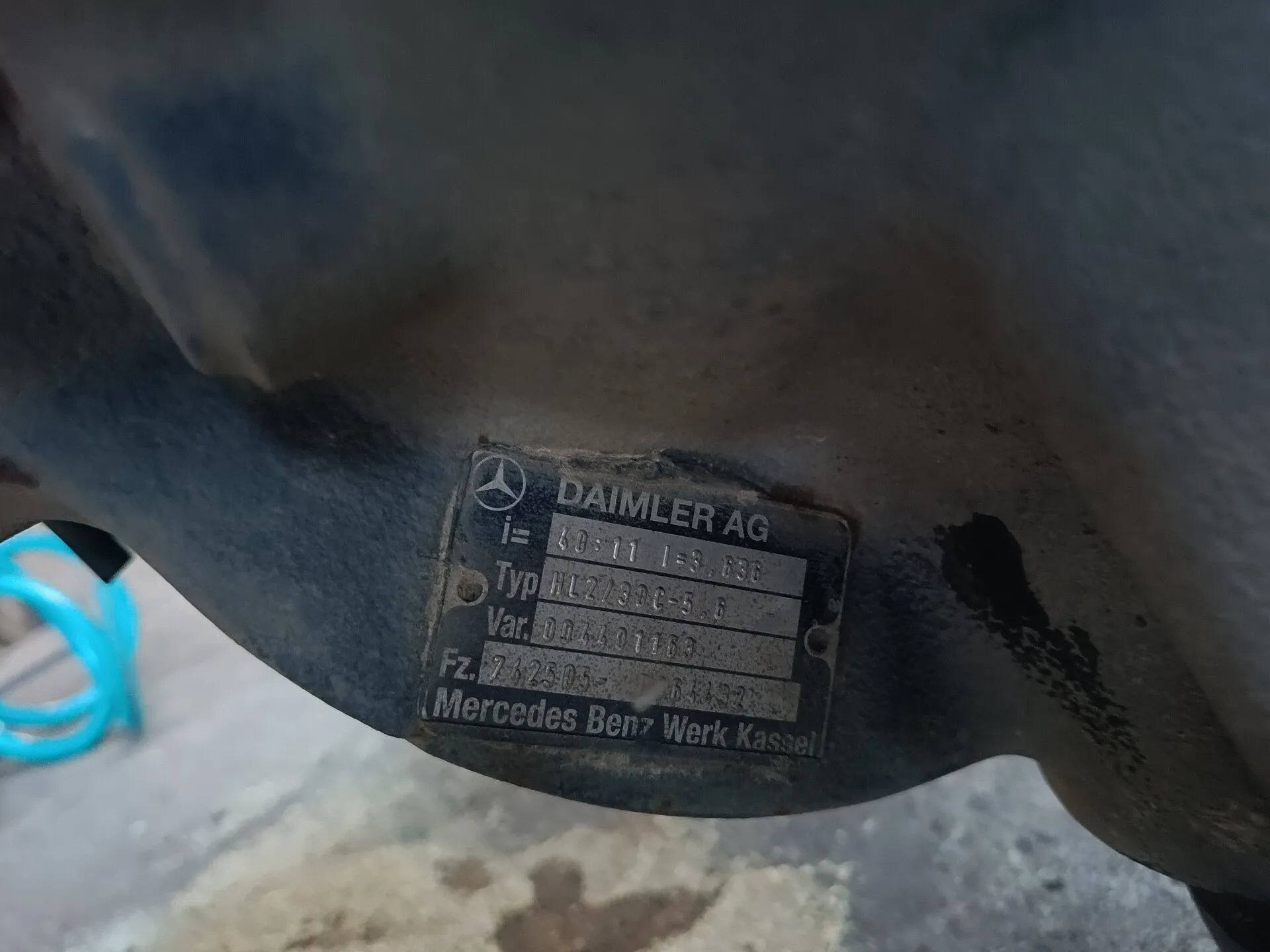 Задний мост  Мерседес-бенц Варио 40:11