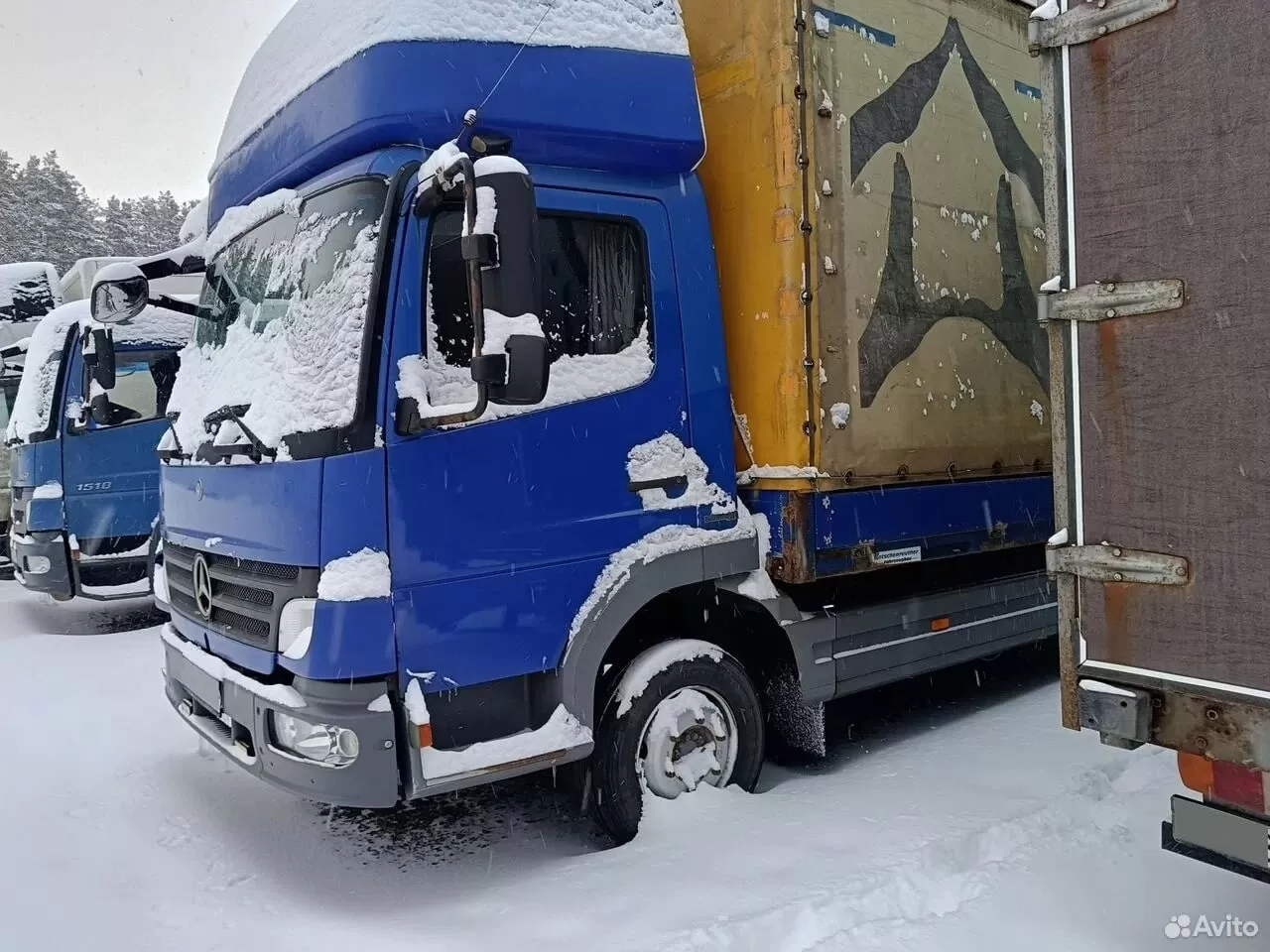 Тентованный грузовик 43 м³ Mercedes-Benz Atego 816, 2008 Тентованный грузовик 43 м³ Mercedes-Benz Atego 816, 2008