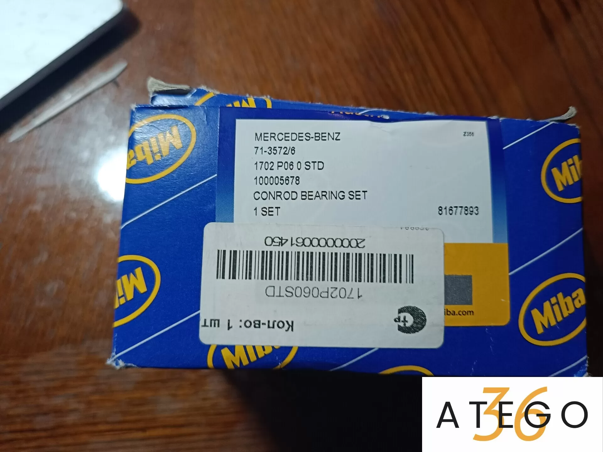 1852H070STD вкладыши коренные (комплект) OM366A/OM366LA 1852H070STD вкладыши коренные (комплект) OM366A/OM366LA
